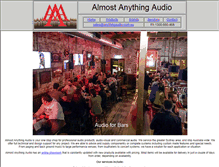Tablet Screenshot of anythingaudio.com.au
